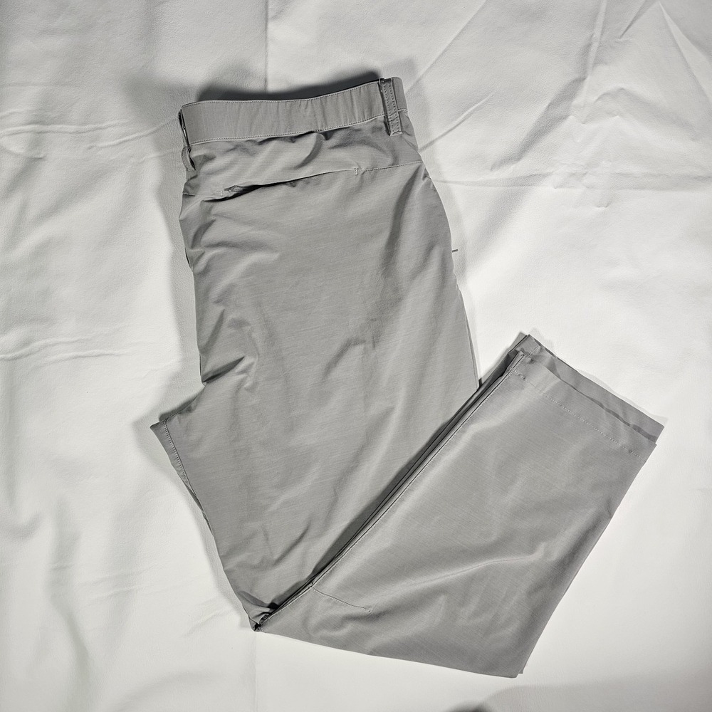 Fabletics Men's XXL Gray Athletic Pants Stretch Zip Pocket Performance Jogger
